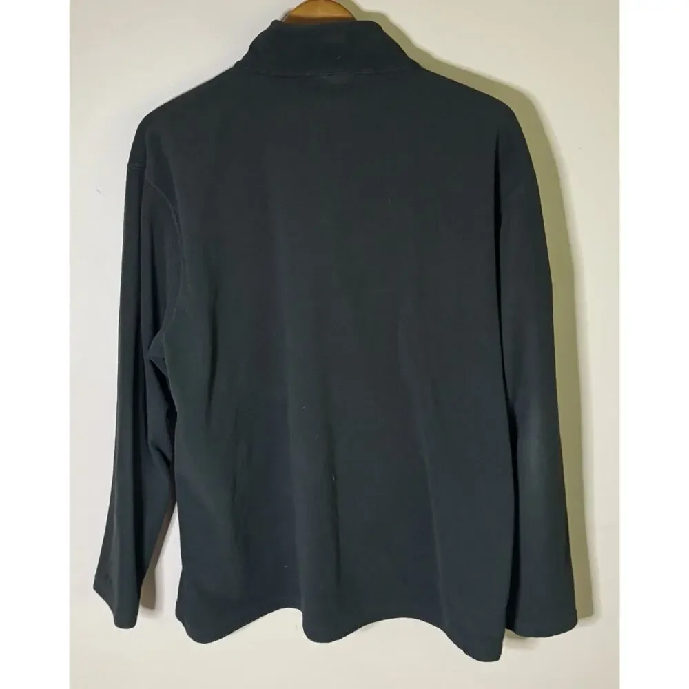 The North Face Men's Black Quarter Zip Pullover Fleece Classic 2XL XXL